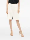 Woolrich Logo-patch Elasticated Shorts In White
