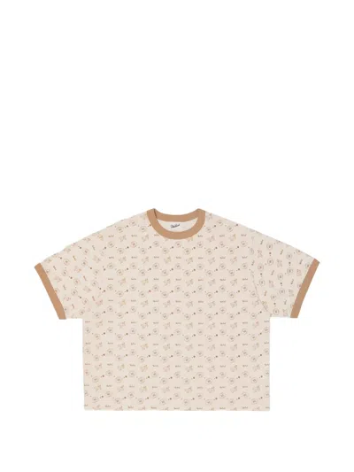 Woolrich Logo-print Ringer T-shirt In White