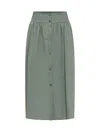 Woolrich Long Cotton Skirt