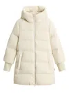 Woolrich Long Down Jacket With Hood