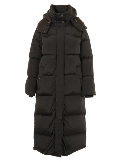Woolrich Long Kelly Parka In Black