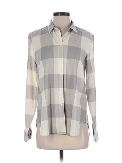 Pre-owned Woolrich Long Sleeve Blouse In Gray