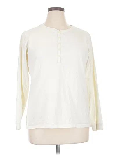 Pre-owned Woolrich Long Sleeve Blouse In Ivory