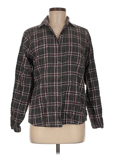 Pre-owned Woolrich Long Sleeve Button Down Shirt In Black