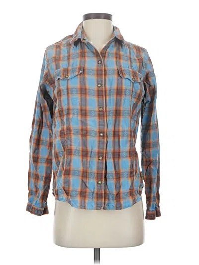 Pre-owned Woolrich Long Sleeve Button Down Shirt In Brown