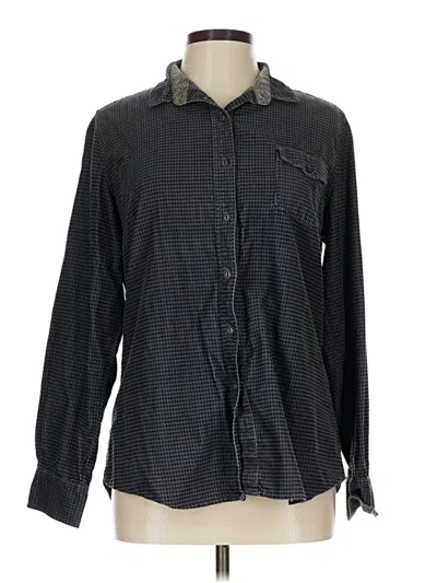 Pre-owned Woolrich Long Sleeve Button Down Shirt In Gray