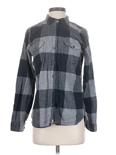 Pre-owned Woolrich Long Sleeve Button Down Shirt In Gray