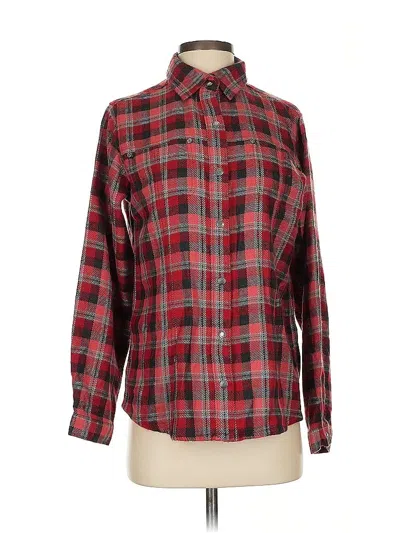 Pre-owned Woolrich Long Sleeve Button Down Shirt In Red