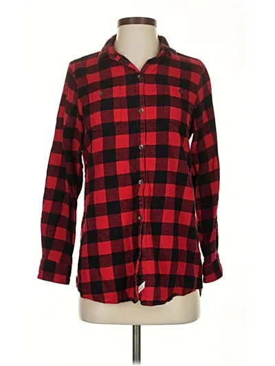 Pre-owned Woolrich Long Sleeve Button Down Shirt In Red