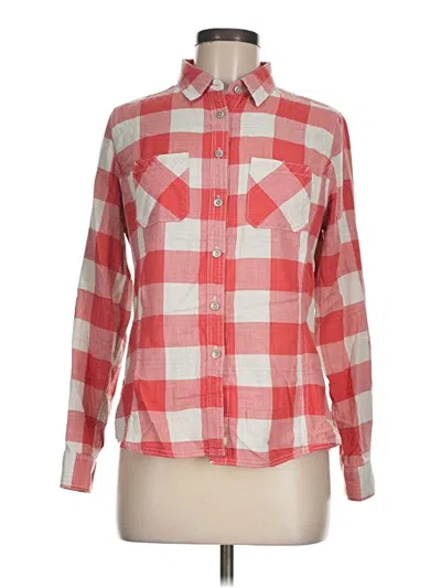 Pre-owned Woolrich Long Sleeve Button Down Shirt In Red
