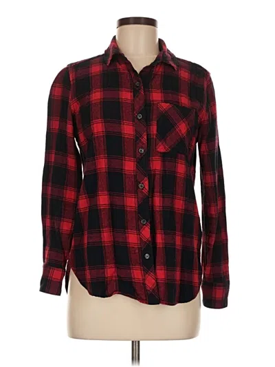 Pre-owned Woolrich Long Sleeve Button Down Shirt In Red