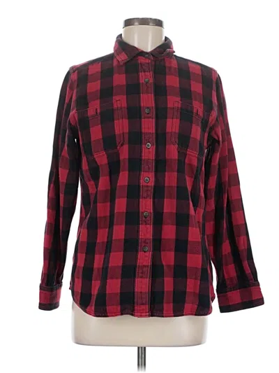 Pre-owned Woolrich Long Sleeve Button Down Shirt In Red