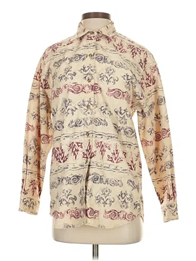 Pre-owned Woolrich Long Sleeve Button Down Shirt In White