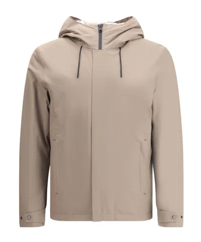 WOOLRICH HOODED ZIP-FRONT JACKET