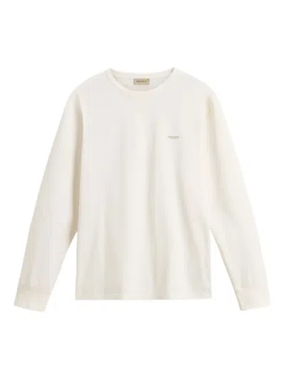 Woolrich Long-sleeve Crew-neck T-shirt In Neutral