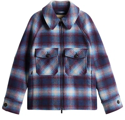 Woolrich Long Sleeve Jacket In Multicolor