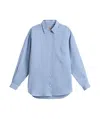 Woolrich Linen Shirt In Blue