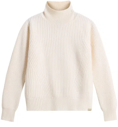 Woolrich Long Sleeve Sweater In White
