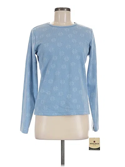 Pre-owned Woolrich Long Sleeve T-shirt In Blue