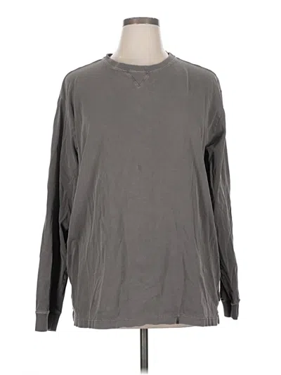 Pre-owned Woolrich Long Sleeve T-shirt In Gray
