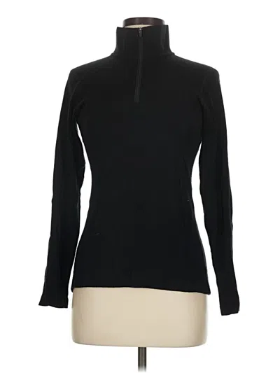 Pre-owned Woolrich Long Sleeve Turtleneck In Black