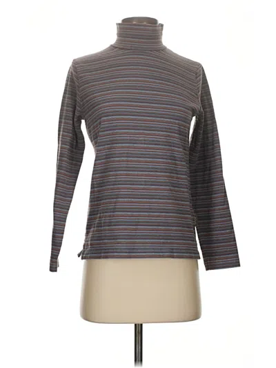 Pre-owned Woolrich Long Sleeve Turtleneck In Gray