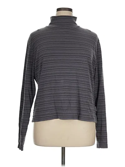 Pre-owned Woolrich Long Sleeve Turtleneck In Gray