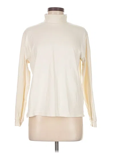 Pre-owned Woolrich Long Sleeve Turtleneck In Ivory