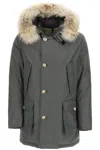 Woolrich Long-sleeved Coat In Black
