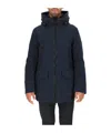 Woolrich Long-sleeved Cotton Clothes In Black