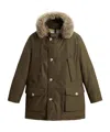 Woolrich Long-sleeved Cotton-padded Jacket In Multi