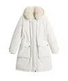 Woolrich Arctic Technical Fabric Parka In White
