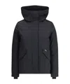 Woolrich Military Inspired Hooded Jacket In Black