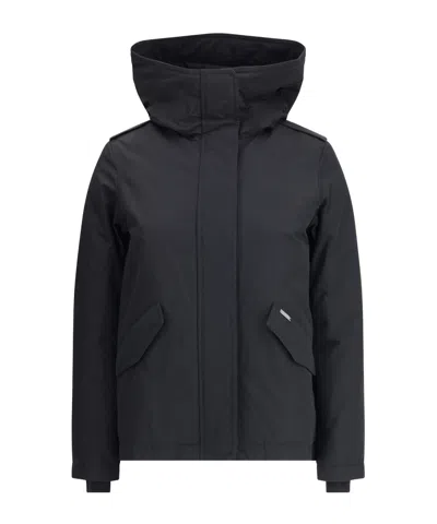 WOOLRICH HOODED PADDED JACKET