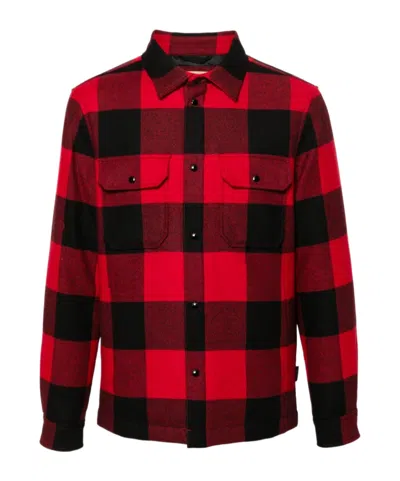 WOOLRICH WOOLRICH ALASKAN CHECK-PATTERN OVERSHIRT