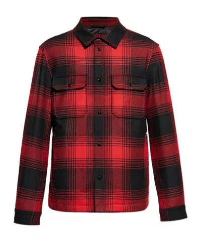 WOOLRICH WOOLRICH CHECK-PATTERN LONG SLEEVED SHIRT
