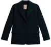 Woolrich Long-sleeved Suit Jacket In Black