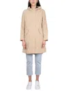 Woolrich Summer Parka With Long Length And Hood