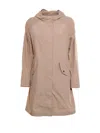 Woolrich Long Summer Parka With Hood In Neutral