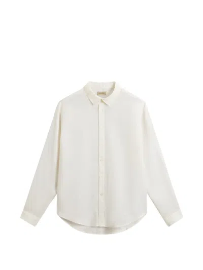 Woolrich Long-sleeve Shirt In White