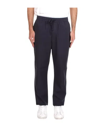 Woolrich Loose Fit Drawstring Trousers In Black