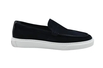WOOLRICH WOOLRICH LOW BLUE SHOES WITH SMOOTH UPPER