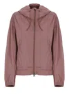 Woolrich Women's Hooded Blazer Pockets In Pink