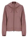 Woolrich Women's Hooded Blazer Pockets In Pink