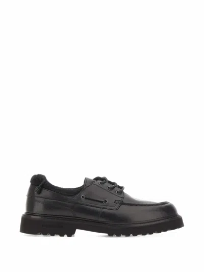 Woolrich Lugged Leather Lace-up Derby Shoes In Multi