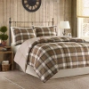 Woolrich Lumberjack Classic Quilting Soft And Cozy Solid Reverse Down Alternative Comforter Set In Multi