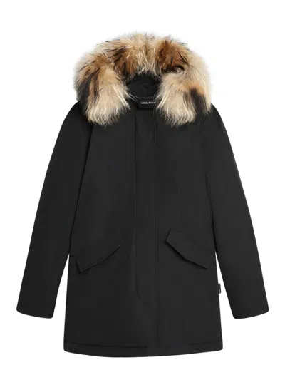 WOOLRICH LUXURY ARCTIC RACCOON - NEGRO