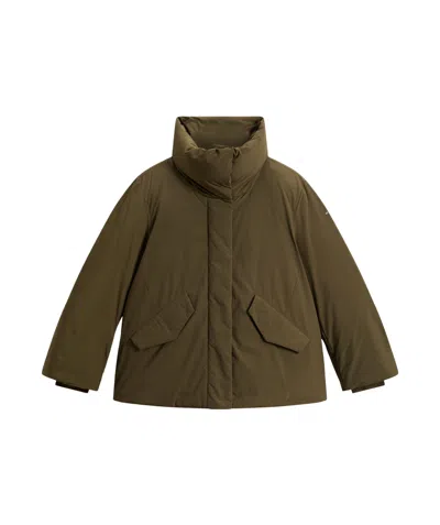 Woolrich Luxury Cocon Parka In Dark Green