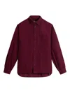 Woolrich Mackey Shirt In Burgundy
