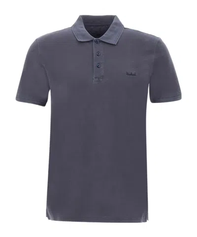 WOOLRICH WOOLRICH MACKINACK LOGO EMBROIDERED POLO SHIRT